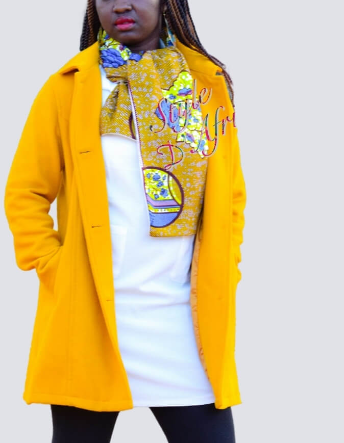 écharpes hiver chaud polaire écharpe wax africain ankara doublé polaire. écharpe d'automne foulard doublé polaire hiver mixte snood en wax africain