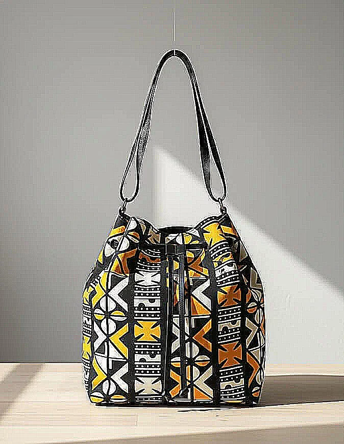 Sac seau bogolan